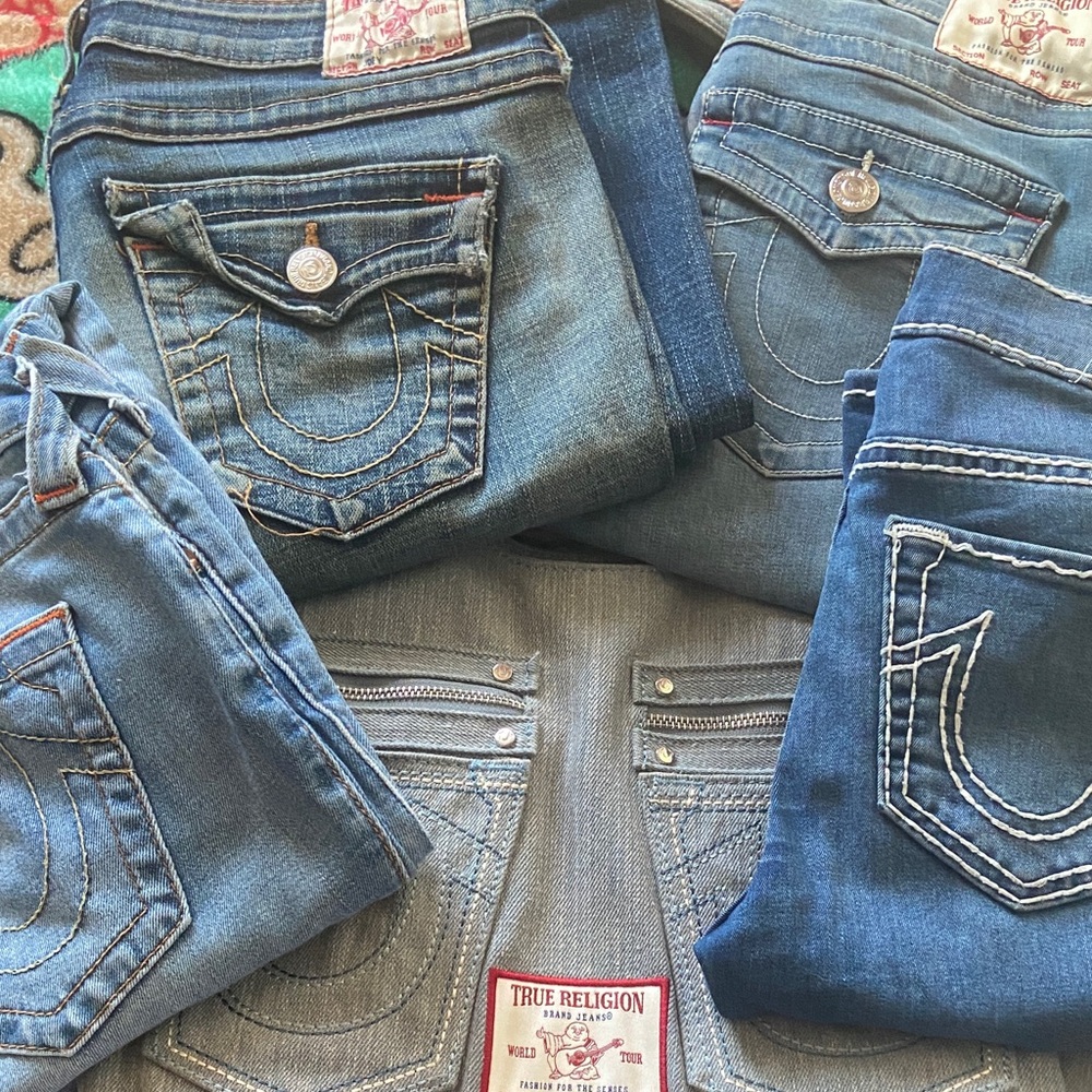 True Religion Women's Denim Collection and jeans bundle
